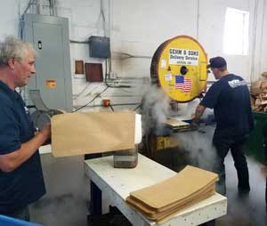 Cutting Dry Ice Blocks